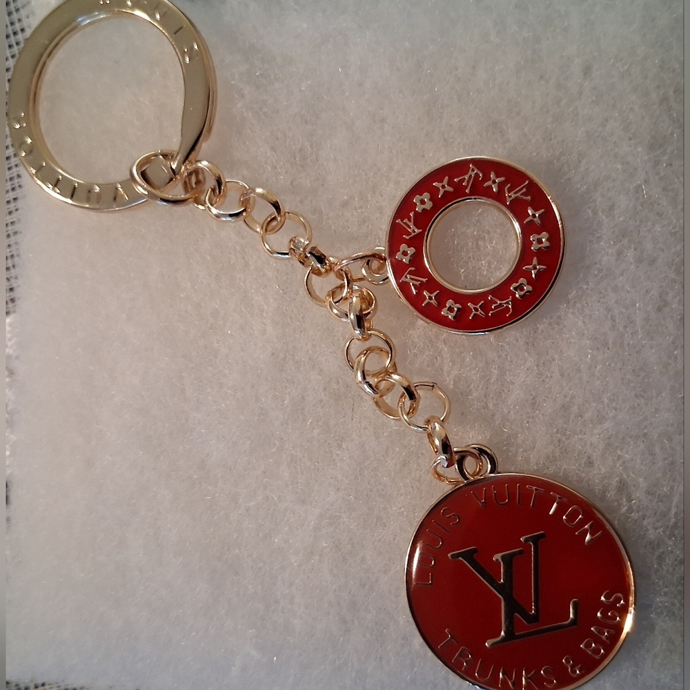 Key Chain- Red & Gold